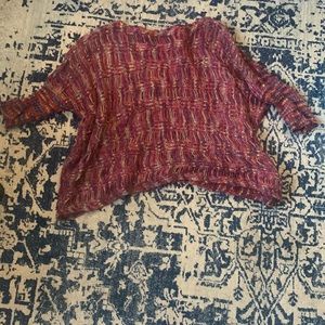 Rainbow woven sweater